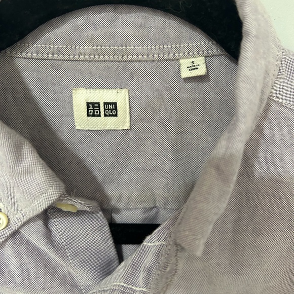 Uniqlo Light Purple Button Shirt - Picture 3 of 3